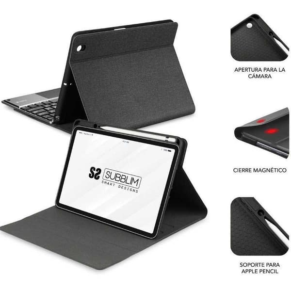 Subblim Trådløst Tastatur Keytab Pro Ipad 10.9´´ Søvfarvet