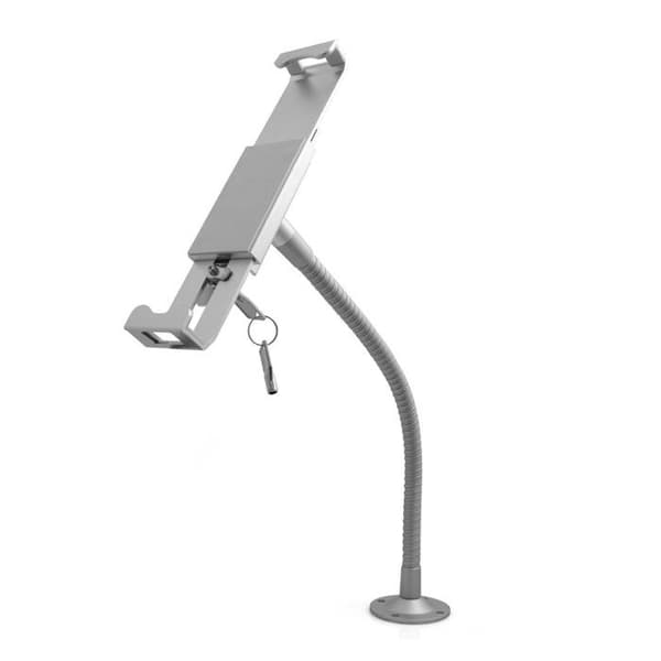 System-s - 53082783 - Låsbart stöldskydd svanhals väggfäste för surfplatta eller PC från 9,7" till 12" för Showroom