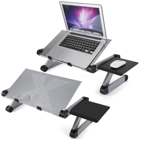Laptopbord, hopfällbart Laptop Skrivbord Justerbart Laptop Stand Sängbord Post Office [788]