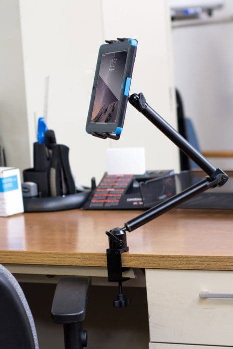 Arkon - TAB802 - Robust surfplattahållare för skrivbord eller rullstol för iPad Air, iPad Pro, iPad 4, 3, 2