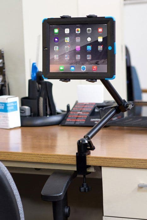 Arkon - TAB802 - Robust surfplattahållare för skrivbord eller rullstol för iPad Air, iPad Pro, iPad 4, 3, 2