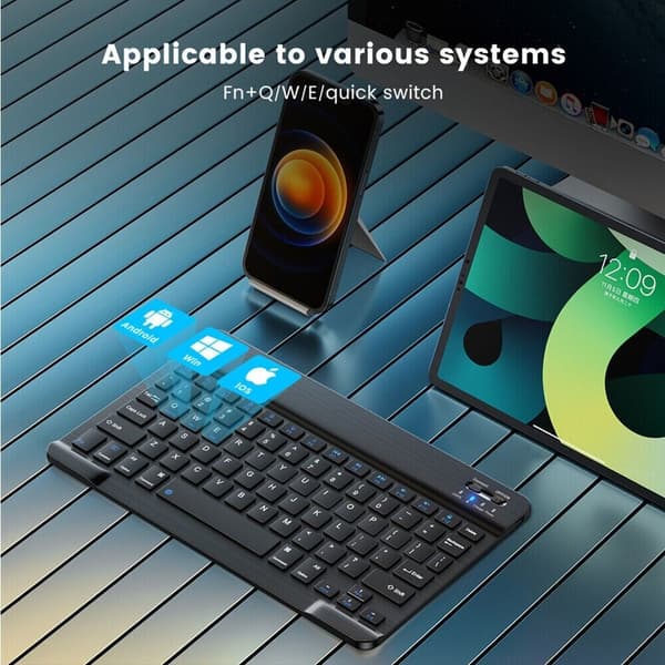 Universal Bluetooth Tablet Keyboard Case For Samsung Galaxy Tab A9+ 11″