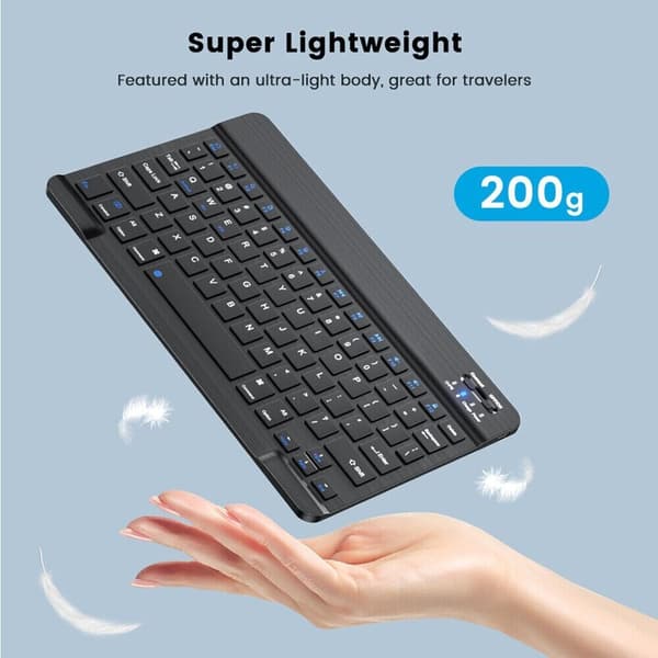 Universal Bluetooth Tablet Keyboard Case For Samsung Galaxy Tab A9+ 11″