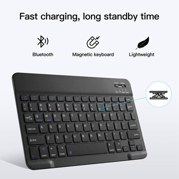 Universal Bluetooth Tablet Keyboard Case For Samsung Galaxy Tab S9 FE 10.9″