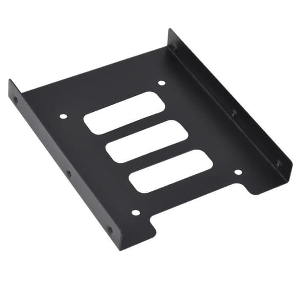Hårddiskfäste - TRIXES - 2,5" till 3,5" adapter - Svart metall - 101g - 1 st.