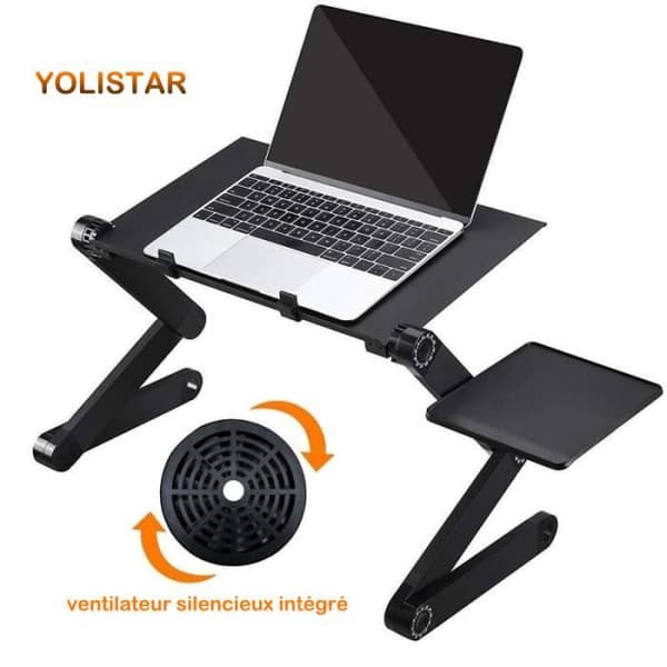 Datorbord - Ej specificerat - 360° Rotation - Justerbart - Fällbart - Kylfläktar