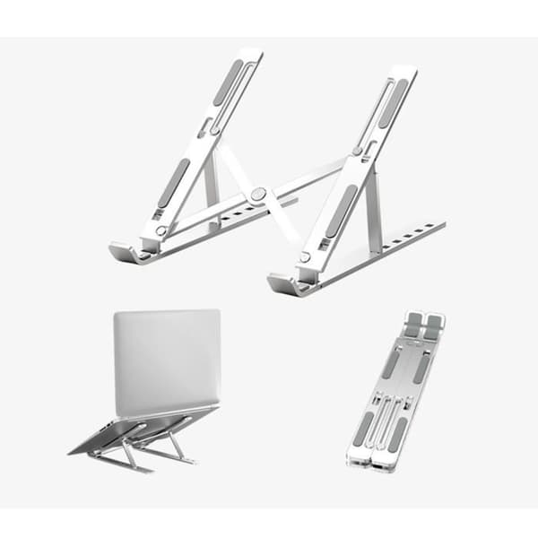Kylning av bärbar datorställ i aluminium - DAIHAN - Ergonomisk - Silver
