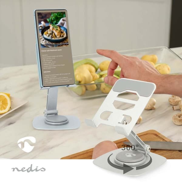 Nedis Telefon Stativ | Universella | Fullständigt justerbar | Silver