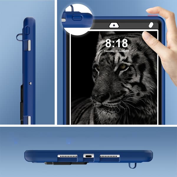 iPad 10.2 (2021/2020/2019) - Skal med Stativ - Välj färg