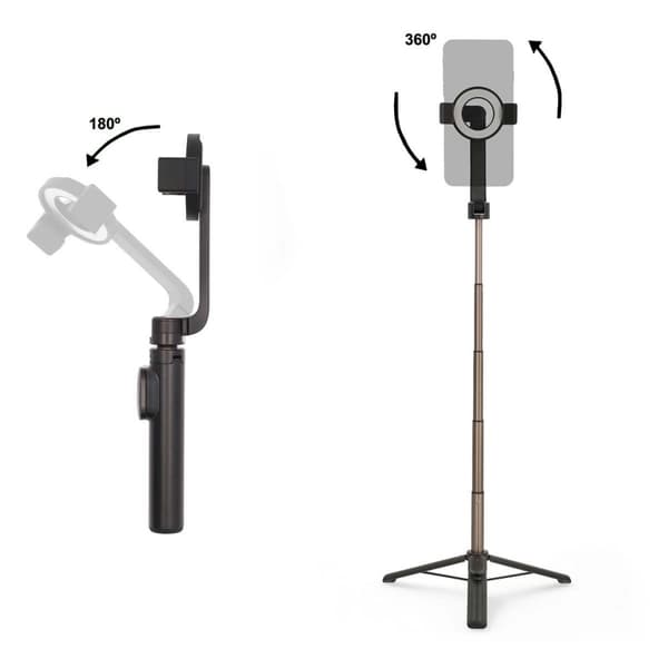 Nedis Bluetooth selfiepinne | Bluetooth® verision: 5.0 | Maximal skärmstorlek: 7 " | Längd när vikt: 17 cm | Utrullad längd: 61 cm | Maximal viktkapac