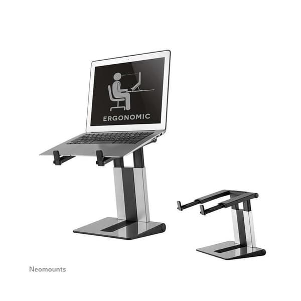 Bärstöd för bärbar dator - Neomounts - NSLS200 - Höjdjusterbar - Fällbar - Lätt Silver