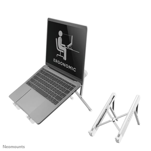 NewStar Folding Laptop Stand 11"-17" Silver Silver