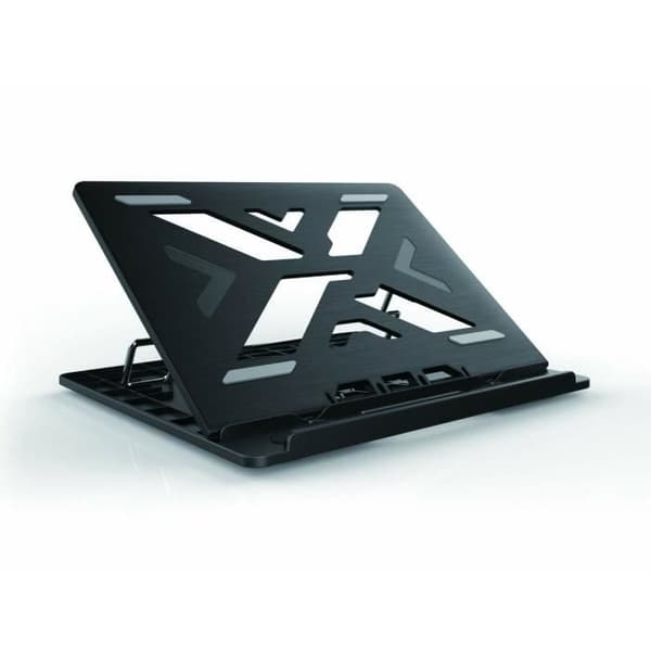 Stöd för bärbar dator - Conceptronic - Thana 03B Ergo S - Svart - Höjdjusterbar - 50 kg max