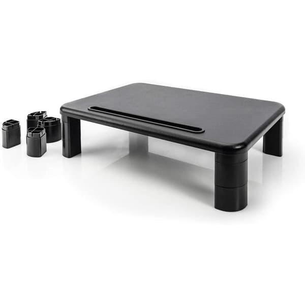Digitus Justerbar skärmhöjare 400 x 280 x 143 mm Max Bel. Upp till 10 kg - DA-90458