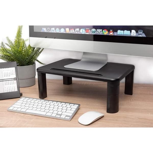 Digitus Justerbar skärmhöjare 400 x 280 x 143 mm Max Bel. Upp till 10 kg - DA-90458