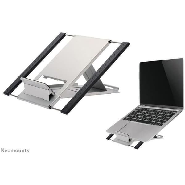 Universalställ för iPad, surfplatta och laptop - NEWSTAR NSLS100 - Justerbart - Silver