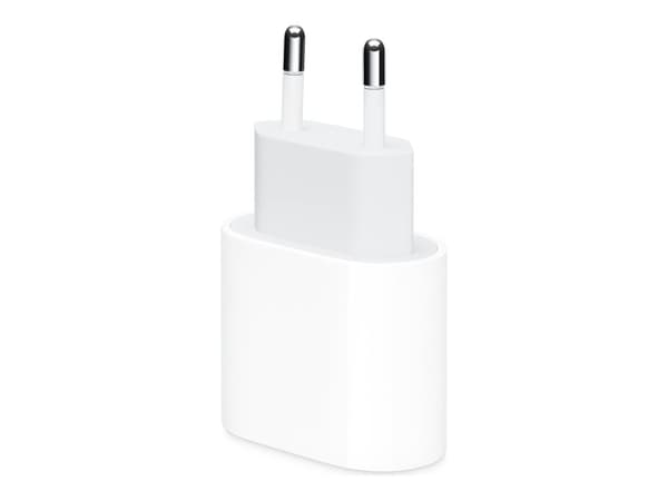 Apple Strömadapter 20W – USB-C Laddare för iPhone och iPad Vit