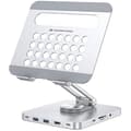 Miniatyrbild 2 av 2: CONCEPTRONIC DONN26G 8 i 1 USB 3.2 Gen 1 tablettställ, 360° roterbar bas, hopfällbar, justerbar höjd