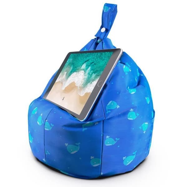 Planet Buddies iPad- och surfplattaställ, stödkudde för iPad eller surfplatta - Whale Blue Blå