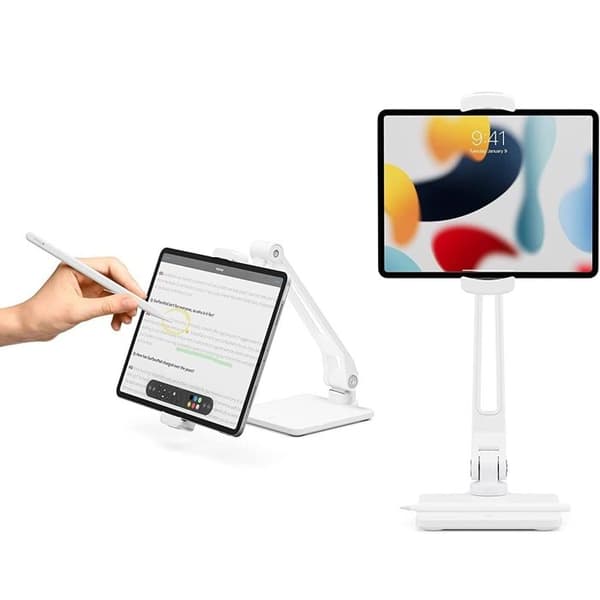 Stöd för iPad - Twelve South - HoverBar Duo - Flexibel arm - Justerbar klämma - Bordsbas
