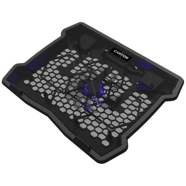 Laptopställ - CANYON - CNE-HNS02 - Kylning - USB Hub - Tyst fläkt