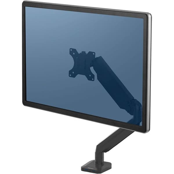 Stöd TV - Enkel serie skärmhållare - 8043301 - Svart - Fellowes Svart