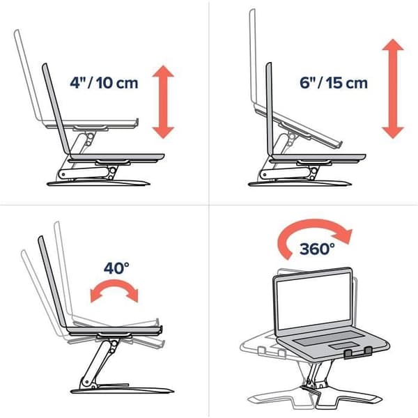 ERGOTRON Neo-Flex 33-334-085 Laptopställ - Svart
