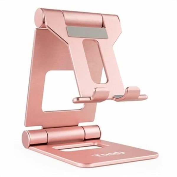 Skrivbordsstöd - TooQ - PH-KEOPS-OCASO - Aluminium - Halkfri - 10 tum Rose Gold
