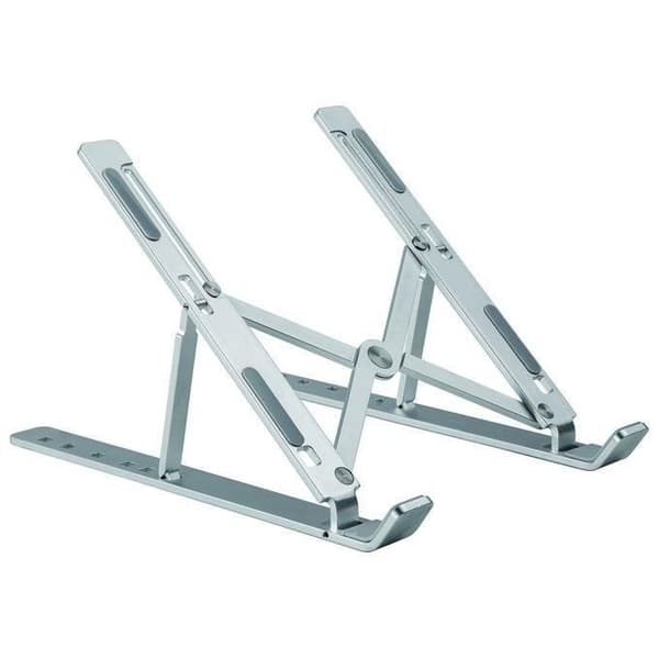 Support Pliable för Bärbar Dator - Conceptronic - Thana Ergo F - Färg Grå - 100% Ny Gjuten aluminium