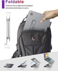 Miniatyrbild 5 av 6: Support för bärbar dator Laptop-stativ brocoon Justerbart PC-stöd för MacBook Passar för 10 till 17 tum, Grå