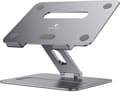 Miniatyrbild 1 av 6: Support för bärbar dator Laptop-stativ brocoon Justerbart PC-stöd för MacBook Passar för 10 till 17 tum, Grå