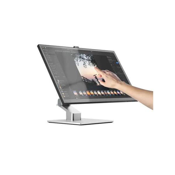 Skrivbordstöd för Clarity Pro Touch 27" Fällbar Robust A-Logic Silver