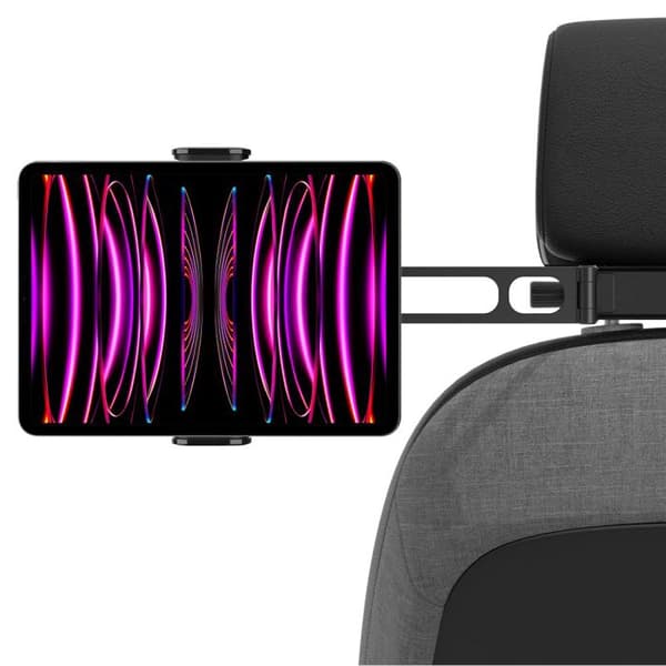 Bilstödsfäste för nackstöd kompatibelt med telefon, surfplatta - Spigen OneTap (UTS45) - Svart