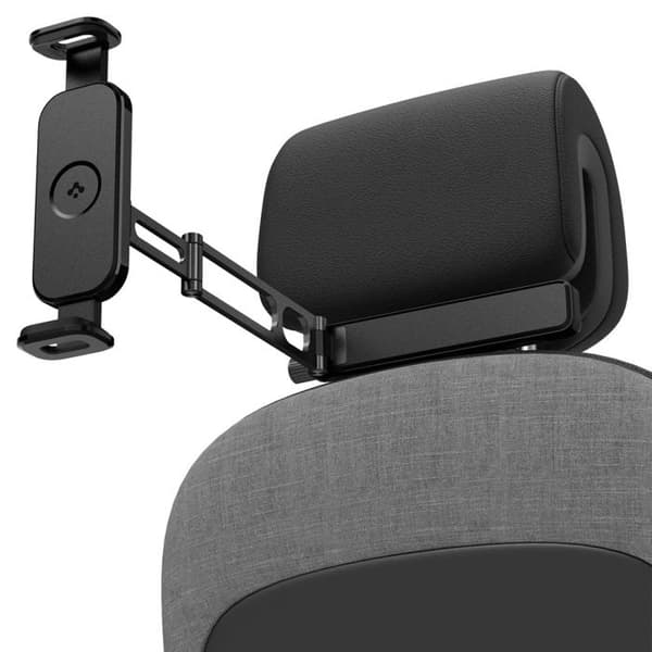 Bilstödsfäste för nackstöd kompatibelt med telefon, surfplatta - Spigen OneTap (UTS45) - Svart