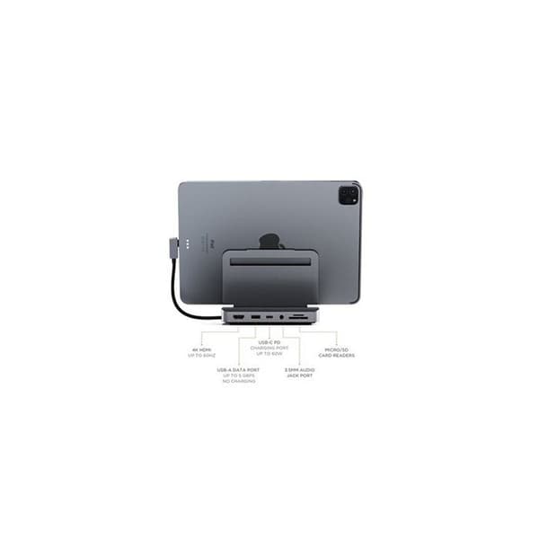 Station för värd - Satechi - USB-C - HDMI - Färg Grå - Modell ST-TCSHIPM