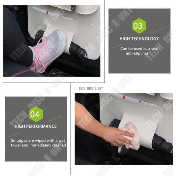 TD® Hängande Car Organizer Barn Trunk Tablett Flicka Baby Framsäte 2st Bakre förvaringsväska Flerfickors förvaring