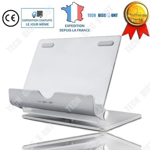TD® Universal Stand Dock Mobiltelefon Tablet Iphone Desktop Multi Angle 160 graders metall för enheter Fällbar switch