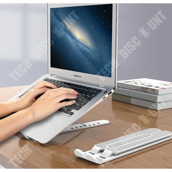 Datorstöd - TEKNISK RABATT - Fällbar - Aluminium - Ergonomisk - Justerbar