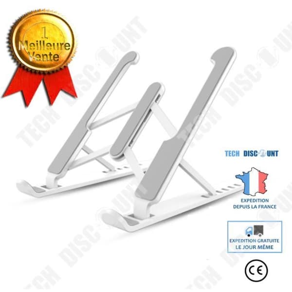 Datorstöd - TEKNISK RABATT - Fällbar - Aluminium - Ergonomisk - Justerbar
