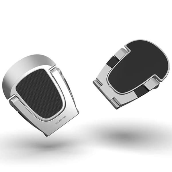 TD® aluminiumlegering mini bärbar datorstativ Bärbar metall osynligt lyftande tablettstativ Vikbart avledande
