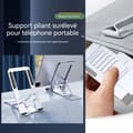 Miniatyrbild 4 av 4: Telefonstativ - TD® - 7x14cm - Aluminium - Justerbar - Antisklippande