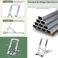 Miniatyrbild 2 av 4: Telefonstativ - TD® - 7x14cm - Aluminium - Justerbar - Antisklippande