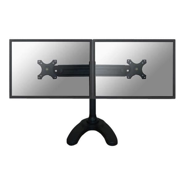 NEWSTAR FPMA-D700DD Bordsdatorställ, ögla - Stativ för 2 LCD-skärmar - Skärmstorlek: 19"-30" - Svart