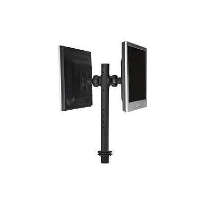 Skrivbordsfäste för 2 NEWSTAR FPMA-D050DBLACK LCD-skärmar - Skärmstorlek: 10"-30" - Svart
