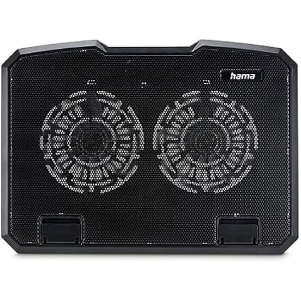 Hama Refrd. ord. por. Black Metal, INCL., sil., 2 Vent., 40cm (15,6"), nr