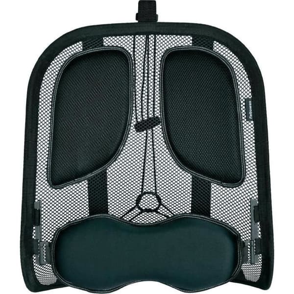 Stödrygg - FELLOWES - 8029901 - Svart - Smärtlindring - 1 styck