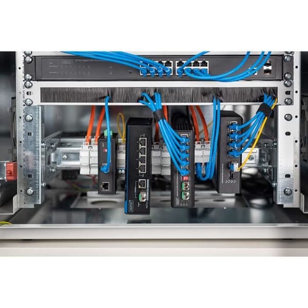 Digitus DIN-skenahållare. 4U. 178x483x223mm. Galvaniserad - Fästsatser - DN-19-DIN-4U