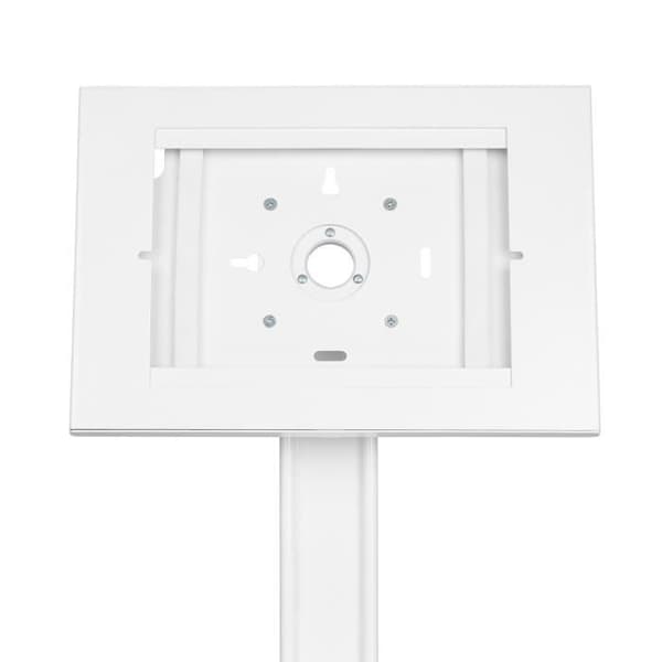 Stöldskyddsplattahållare kompatibel med 9,7"/10,2", iPad, 10,5", iPad Air/iPad Pro, 10,1", Samsung Galaxy, Tab A (2019) (Vit)