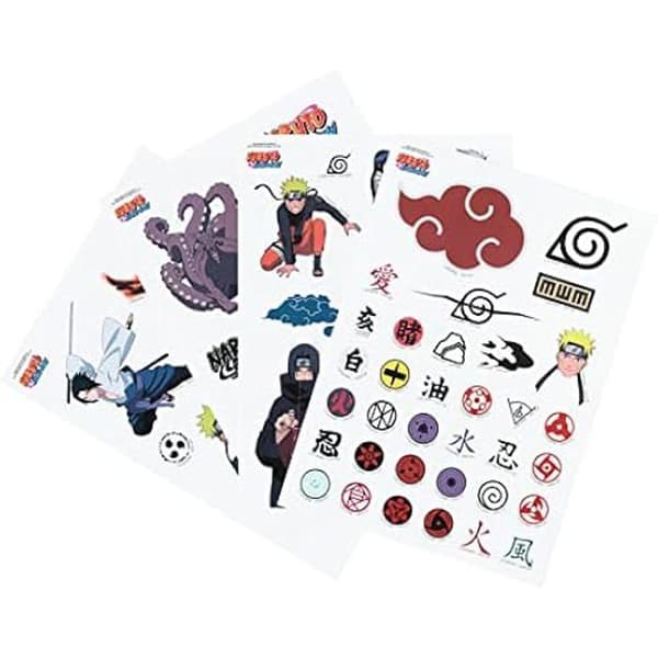 Naruto Shippuden Stickers - Grupo Erik - Set med 59 - För bärbar dator, smartphone, surfplatta