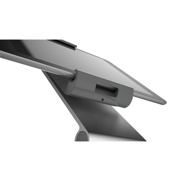 Surfplattahållare - DURABLE - Bordsställ - Silver - 360° vridbar - Halkfri
